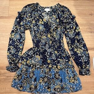 Gilner Farrar - Aliya Dress - Blue Anemone Size - Large